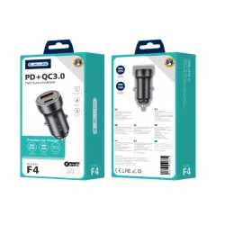 Incarcator Auto F4 cu cablu Micro
