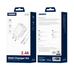 Încărcător retea WJ-C59 2.4A 12W 2xUSB + kabel USB-C