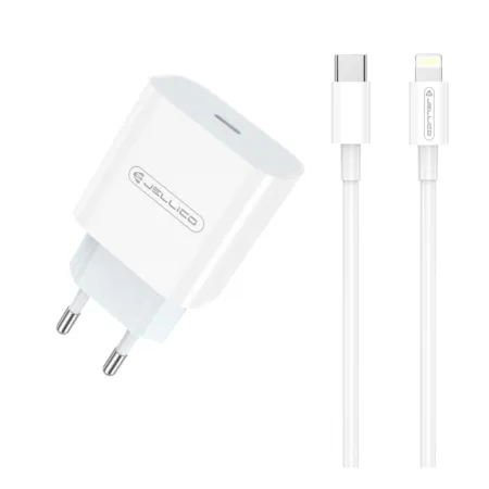 Incarcator retea AK-180 PD20W cu C - C / Alb